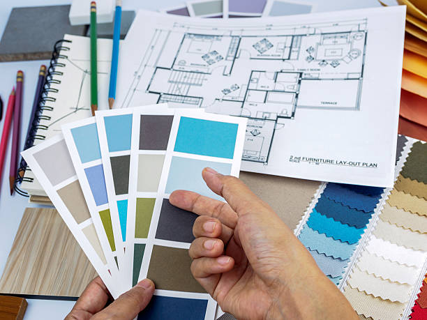 istock Home interior decoration and renovation planning concept 483784228