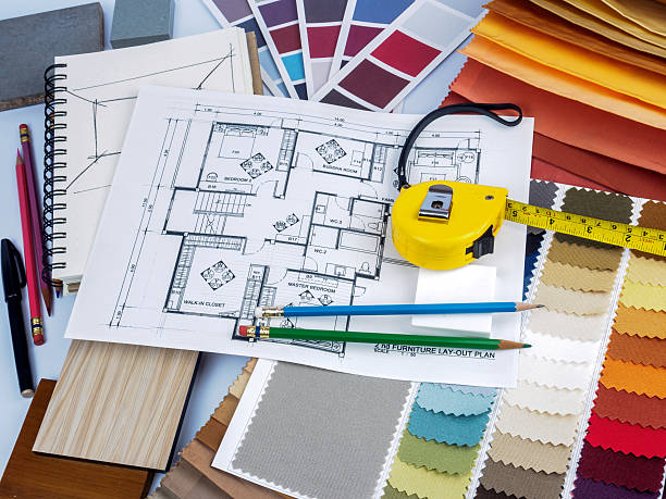 istock Home interior decoration and renovation planning concept 483784230