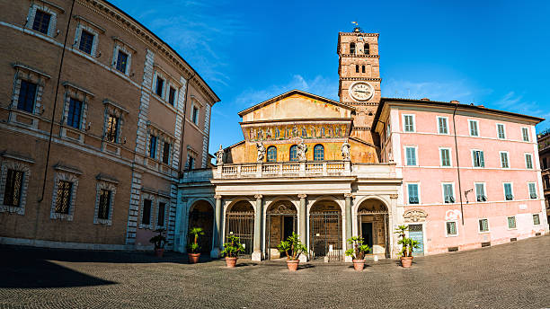 istock Rome, Basilica, Santa Maria in Trastevere 483784933