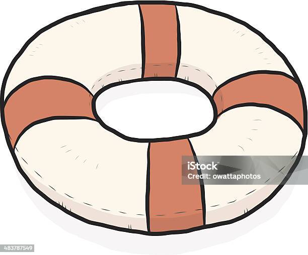 Lifebuoy Stock Illustration - Download Image Now - Accidents and Disasters, Art, Art And Craft