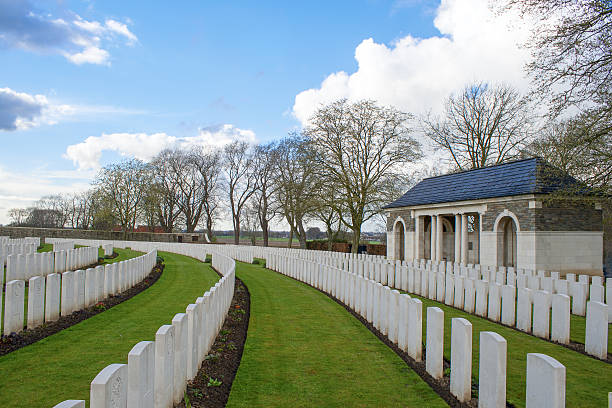 istock Cemetery great world war one flanders Belgium 483788859