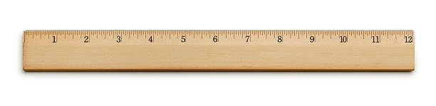 Twelve Inch Ruler A 12" ruler on white with soft shadow. Ruler stock pictures, royalty-free photos & images