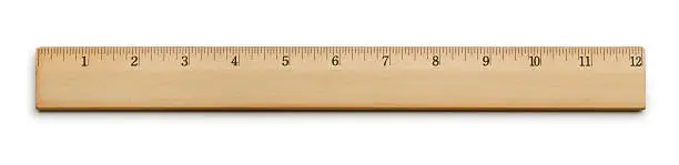 A 12" ruler on white with soft shadow.
