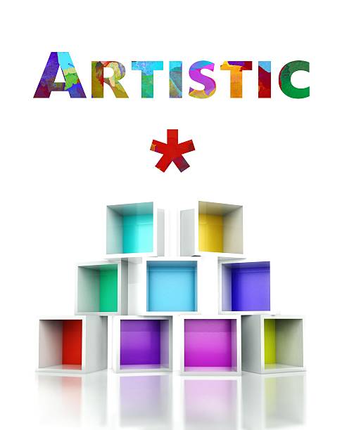 istock Artistic concept colorful 3d design illustration 483790443