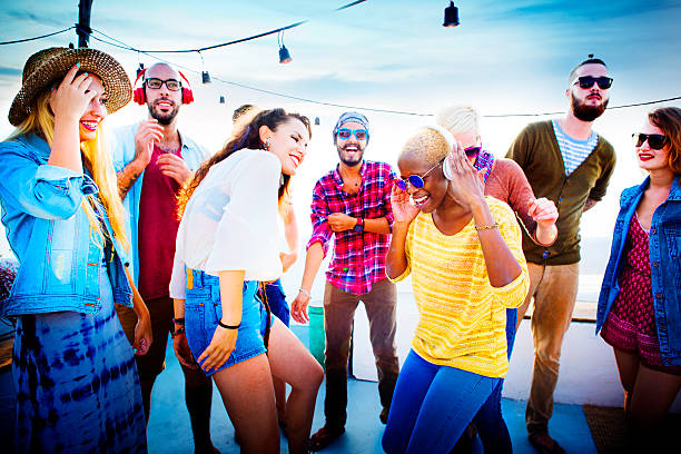istock Friendship Dancing Bonding Beach Happiness Joyful Concept 483791386