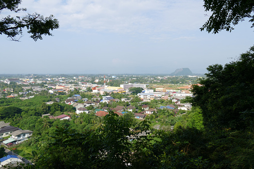 view of Phatthalung city in southern part of Thailand
