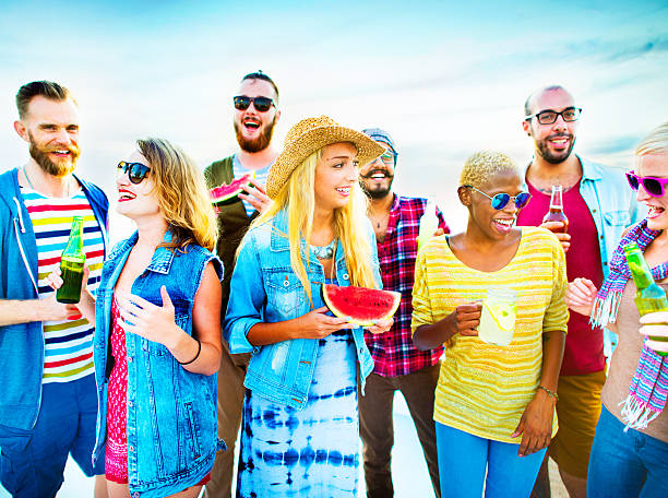 istock Diverse Beach Summer Friends Fun Bonding Concept 483794268