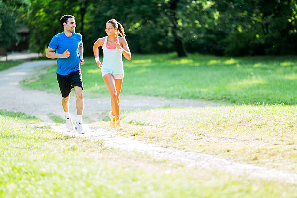 istock Young people running in nature 483795766
