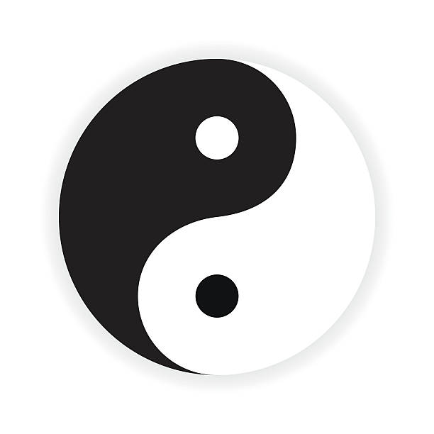 Yin Yang symbol. Vector. Yin Yang symbol. Vector. yin yang symbol stock illustrations