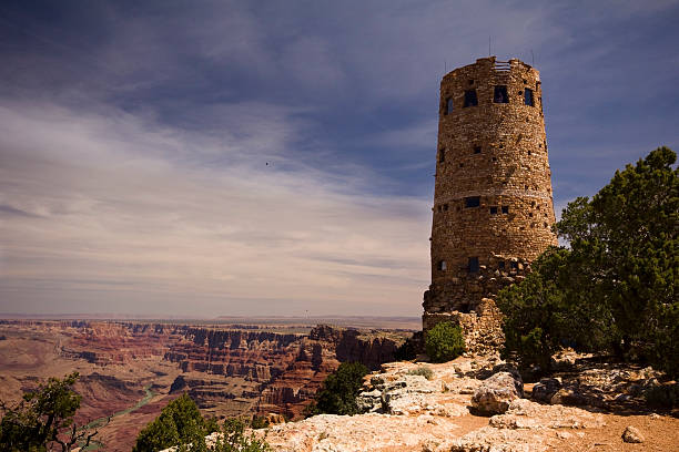 The tower at Desert View stock photo