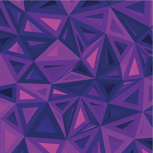 Vector illustration of abstract purple geometry pattern background