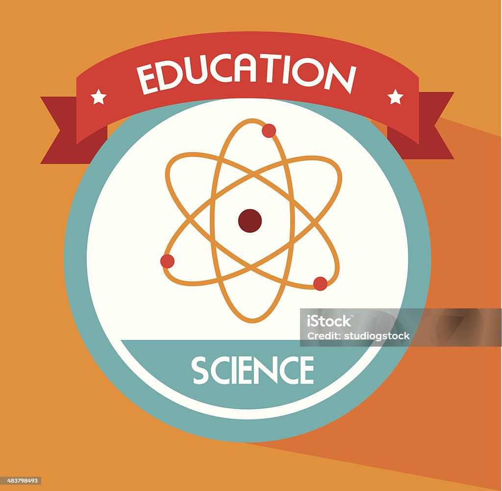 school science school over yellow background vector illustration Aspirations stock vector