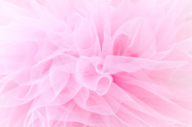 istock Beautiful layers of delicate pink fabric 483798638