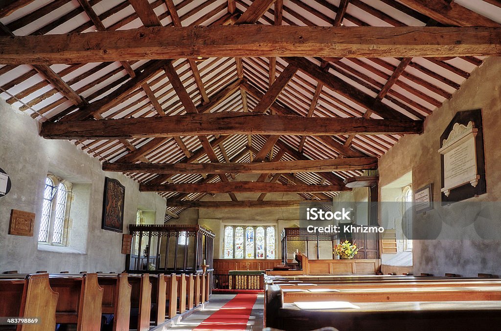 Interior of St Anthonys Church, Cartmel Fell Interior view of St Anthony's Church, Cartmel Fell, a Grade I listed building in Cumbria  Carlisle Stock Photo