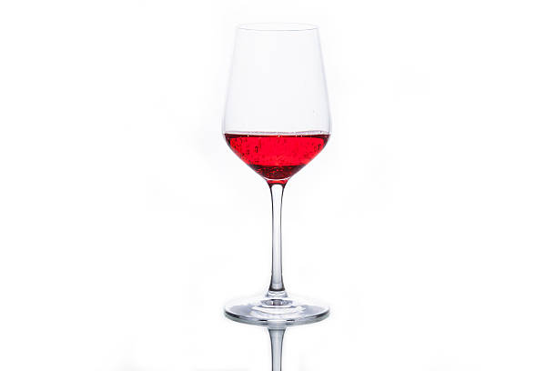 istock Glass with red sparkling water 483799448