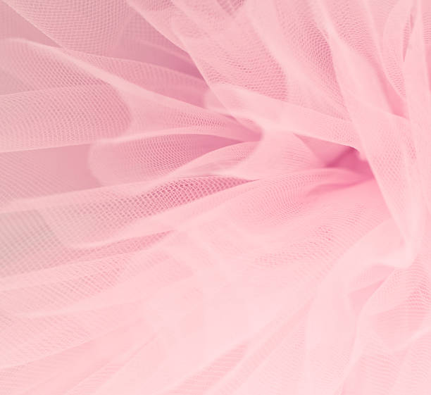 istock Beautiful delicate pink background mesh fluffy fabric 483799642