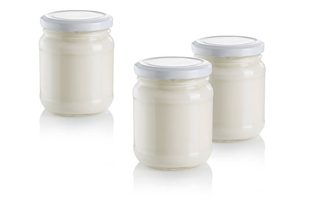istock glass jars of yoghurt 483800088