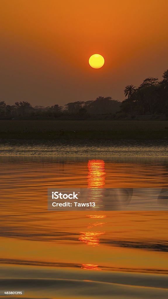 Zachód słońca Bangladesz - Zbiór zdjęć royalty-free (Aranżować)