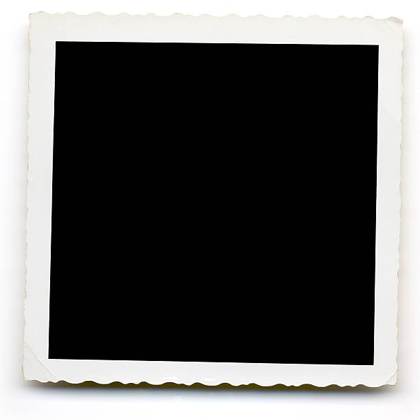 istock Blank Photo Frame - 1960s Crinkled-edge 483802133