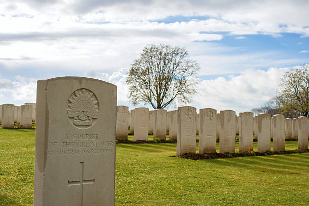 istock Cemetery great world war one flanders Belgium 483802741
