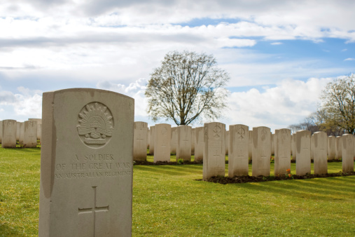 Cemetery great world war one flanders Belgium