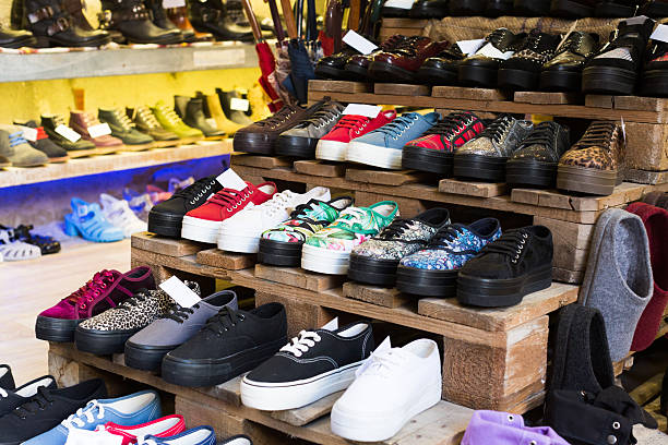 istock Shop with womens color shoes 483803952
