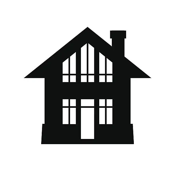 Vector illustration of Simple house icon