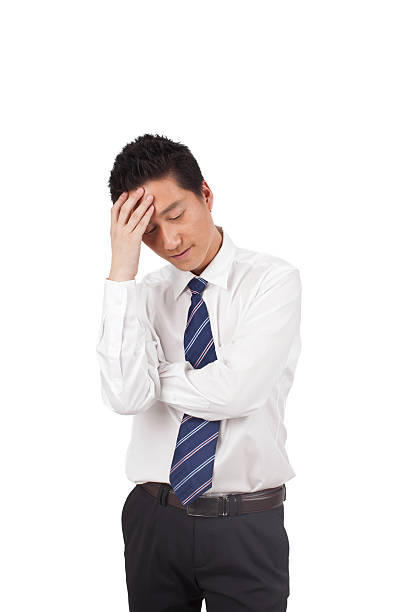 istock Portrait of a Stressed Businessman 483804059