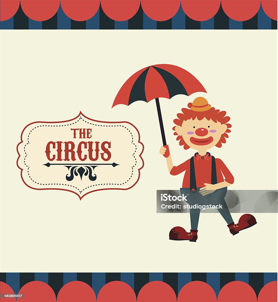 Circus design Circus design over beige background, vector illustration Arts Culture and Entertainment stock vector