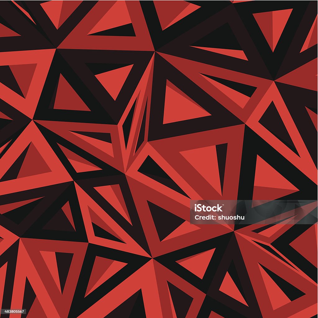 Red Geometry Background Abstract Red Geometry Pattern Background Stock Illustration - Download ...