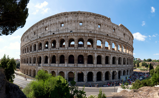 Coliseum, wide angle.