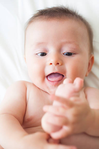 istock Happy Baby with smiling 483807868