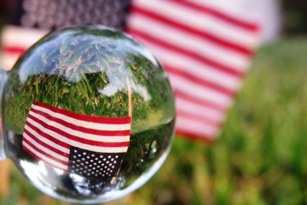 istock US flag and a crystal ball 483813138