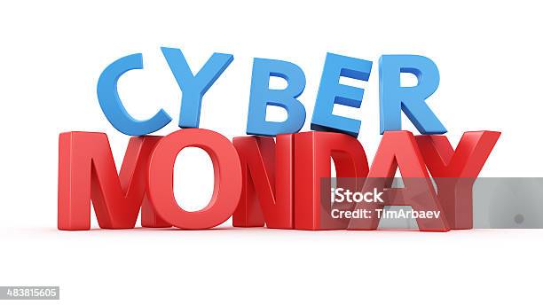 Cyber Monday Stock Photo - Download Image Now - Alphabet, Black Color, Black Friday - Shopping Event