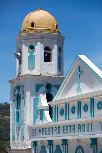 Madeira, Portugal, November 25, 2022: Church of Saint Benedict in the village of Ribeira Brava