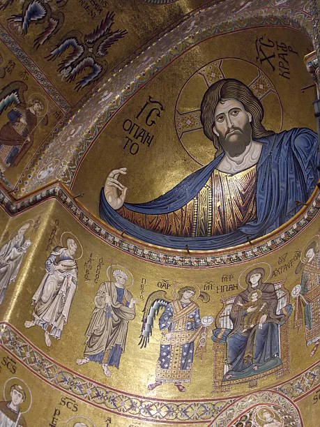 istock Cristo pantocratore - Cathedral of Monreale (Sicily) 483815893