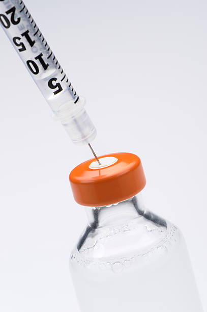 istock Insuline bottle and syringe 483815995