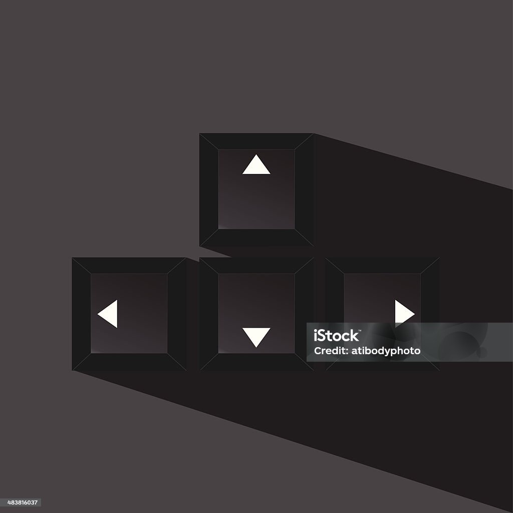 Keyview Arrow Vector Key Arrow Vector Stock Illustration - Download Image Now - Alphabet ...