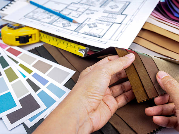 istock Home interior decoration and renovation planning concept 483816450