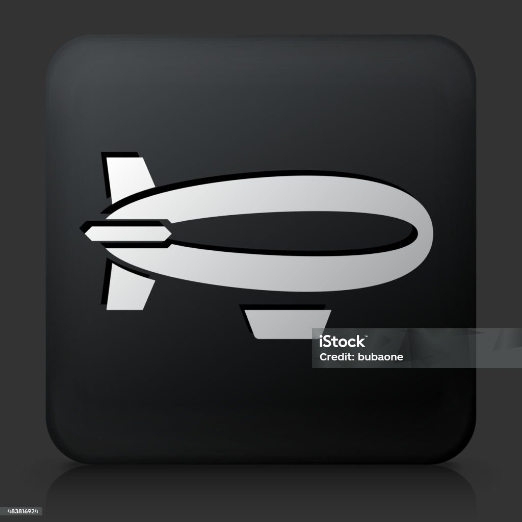 Rocket Button Square Black Square Button With Rocket Bomb Stock Illustration - Download ...