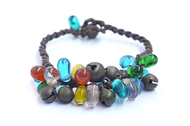 istock jewelry with colored beads isolated on white 483816969