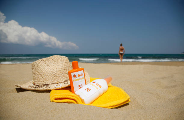 istock Sun Cream Protection on a Beach 483819863