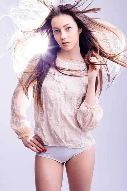 Beauty Portrait Of A Young Woman Stock Photo - Download Image Now