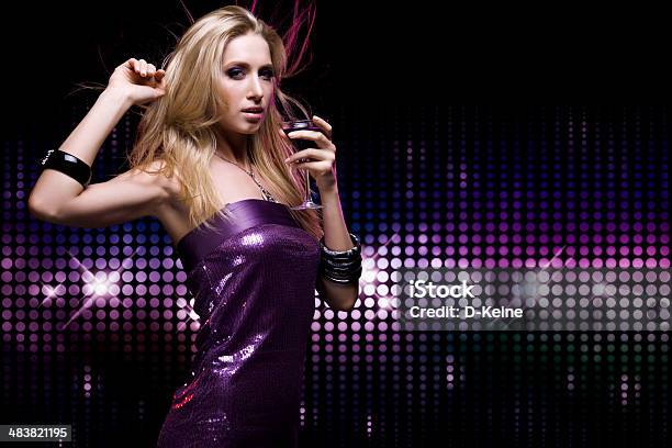 Dancing Girl Stock Photo - Download Image Now - Activity, Adult, Alcohol - Drink