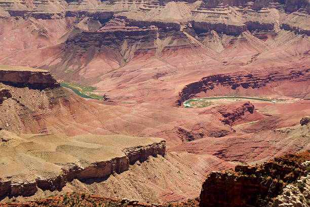 Bottom of the Grand Canyon stock photo