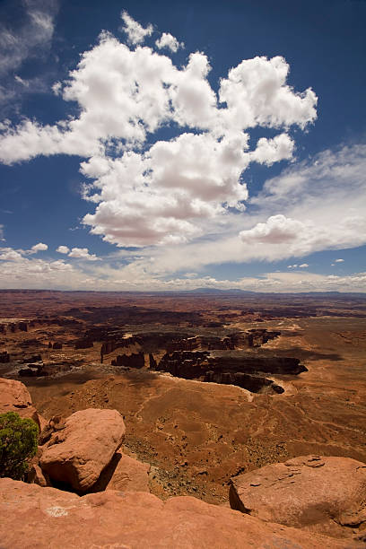 Grand viewpoint portrait stock photo