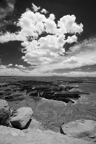 Grand Viewpoint B&W stock photo