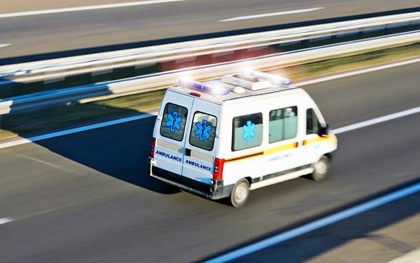 Ambulance Emergency stock photo
