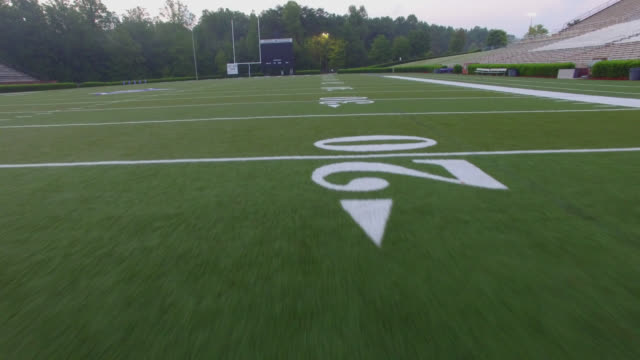 Football Field Fly Over