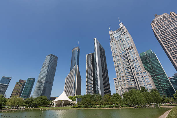 istock Financial District in Shanghai, China 483829918